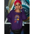 thumbnail image 2 of Simple Message Collection B. Sweatshirt Women -Victoria Barnes Designs, Female XX-Large, 2 of 4