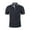 Dark Gray, variant on Dagugfen Summer Shirts for Men Button Lapel V Neck Short Sleeve Casual Work Basic Tee Shirts Solid Color