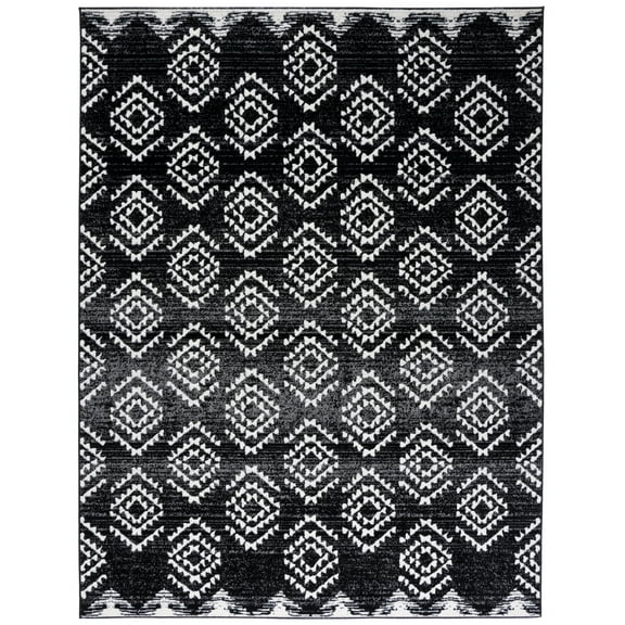 SAFAVIEH Skyler Kandace Oriental Area Rug, Black/Ivory, 8' x 10'