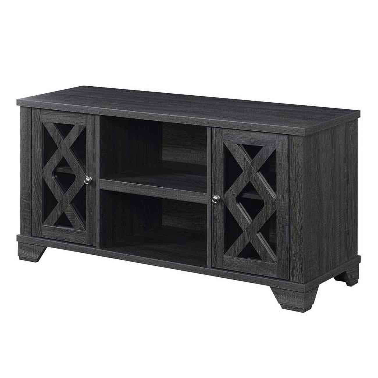Convenience Concepts 131327WGY Meuble Télé Gateway, Gris Vieilli