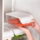 thumbnail image 4 of Caja de almacenamiento para refrigerador | Recipiente de plástico transparente para alimentos de cocina con tapa abatible | Organizador apilable para frutas y verduras | Cierre hermético a prueba de, 4 of 6