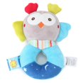 thumbnail image 1 of New Owl Round Rattle Round Hand Rattle Baby Hand-Grab Bell Plush Toy, 1 of 1