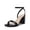 BLACK-PU, variant on DREAM PAIRS Women's Chunky Heels Square Open Toe Ankle Buckle Strappy Block Heeled Sandals for Party Wedding Daily