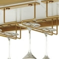 thumbnail image 3 of DEXTRUS 3 Tier Home Bar Unit, 47" Mini Bar Cabinet with Wine Racks & Adjustable Foot, White, 3 of 7