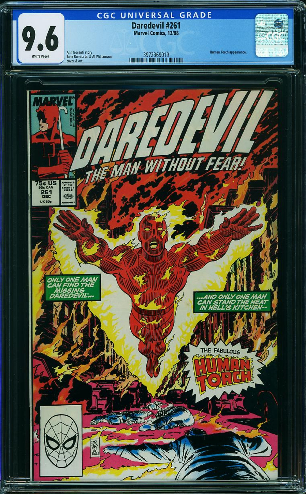 Cover of Daredevil #261