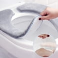 thumbnail image 2 of Toilet Seat Cover Pads, 2PCS Bathroom Protector Warmer Soft Washable Toilet Seat Cover Closestool Pads Toilet Seat Cover Reusable Toilet Seat Mat Toil, 2 of 5