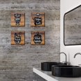 thumbnail image 3 of 4 Pieces Rustic Wood Bathroom Sign Decorative Bathroom Wall Sign Wash Bathroom Sign Decor Primitive Wall Plaque Decorations Farmhouse Bathroom Rules Wall Decors for Home Laundry Room Bathroom, 3 of 7