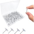 thumbnail image 1 of EcoNesxp Transparent pushpins with box for wall hanging, 1 of 4