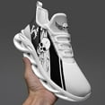 thumbnail image 5 of Coolcustomize Men's Road Runnig Shoes Non-Slip Lightweight Fashion Skull Rose Walking Sneaker Athletic Cool Cushioned Sport Shoes for Women, 5 of 6