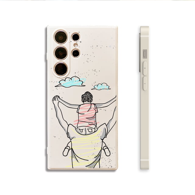 Destaca entre la multitud con esta llamativa funda para teléfono con ilustración de dibujos animados
