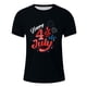 thumbnail image 5 of Tops para hombre, blusas y camisas de cuello redondo y manga corta para hombre, tops casuales de cuello redondo y manga corta con estampados especiales para hombre., 5 of 5