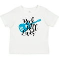 thumbnail image 3 of Inktastic Rock and Roll Lives with Blue Guitar Boys or Girls Baby T-Shirt, 3 of 5