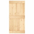 thumbnail image 3 of vidaXL Porte NARVIK 100x210 cm Bois Massif Pin, 3 of 5