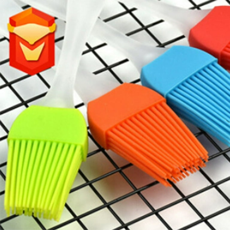 Silicone Pastry Brush Baking BBQ Basting Brush Baking oil Brush Clear  Handle