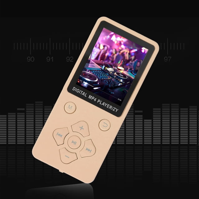 Lecteur Mp3 avec BT, Son HiFi Écran 1.8 Pouces Lecteur de Musique Portable Lecteur Audio Numérique Réduction de Bruit Lecteur de Musique Mp3 Supporte jusqu'à 128 Go
