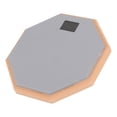thumbnail image 1 of 8 Inch Rubber Wooden Dumb Drum Practice Training Drum Pad Music Instruments for Jazz Drums Exercise gray, 1 of 8