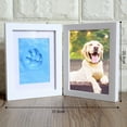 thumbnail image 2 of Pet Paw Print Ink Kit DIY Wooden Pet Memorial Picture Frame Dog Paw Photo Frame, 2 of 8