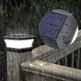 thumbnail image 2 of Luz Led cuadrada de energía Solar para jardín, luces de poste Ip65, columna de luz impermeable para jardín, porche, lámpara de pared exterior, 2 of 5
