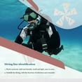 thumbnail image 4 of Yuarrent 5 uds Logos geometría tres plástico señal segura que indica pequeño ligero reemplazo de señal bajo el agua Deportes acuáticos Blanco, 4 of 6