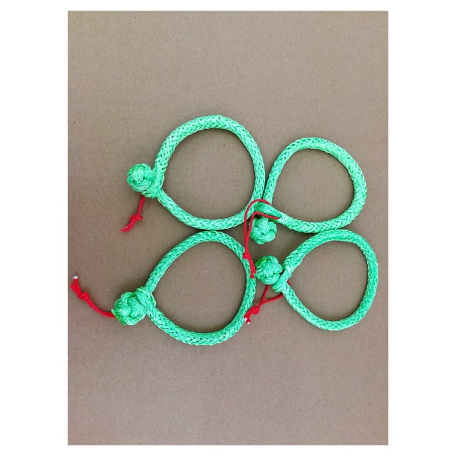 4mm*90mm Winch Soft Shackles,Rope Shackle For Recovery Towing UHMWPE Shackle For ATV UTV SUV ,Easy to Use