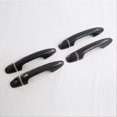 thumbnail image 3 of For Toyota ABS Carbon Fiber Car Door Handle Cover Trim Single Hole, 3 of 5