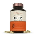 Live Conscious Vitamin K2 MK7 & D3 for Bone Health, Heart Support