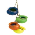 thumbnail image 1 of Macetas colgantes de terracota Zings & Thingz 57072063, color azul, 1 of 2