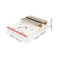 thumbnail image 2 of FRCOLOR Portable 17-Key Acrylic Kalimba Transparent Kalimba Finger Piano 17-Keys Acrylic Kalimba Cute Thumb Piano for Beginners and Music Lovers, 2 of 7