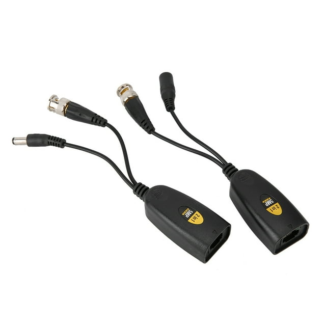 Transceptor Balun 1 Par 5MP Video de Alta Definición + Alimentación