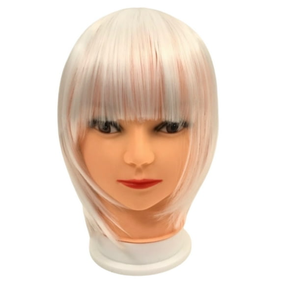 White Bob Wig