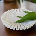 thumbnail image 2 of White Ruffle Marble Tray 12", 2 of 5