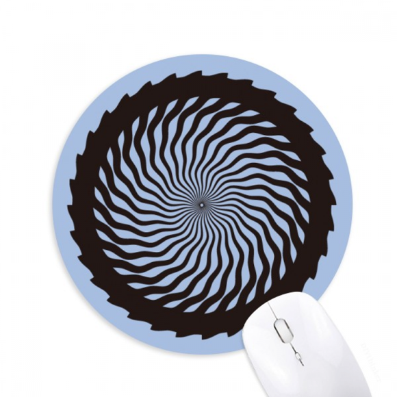 Illusion Line Repeat Ripple Mouse Pad Comfortable Game Office Mat