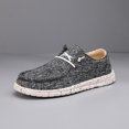 thumbnail image 4 of Men's Canvas Slip-On Loafers Breathable Lightweight Casual Shoes Comfortable, 4 of 4