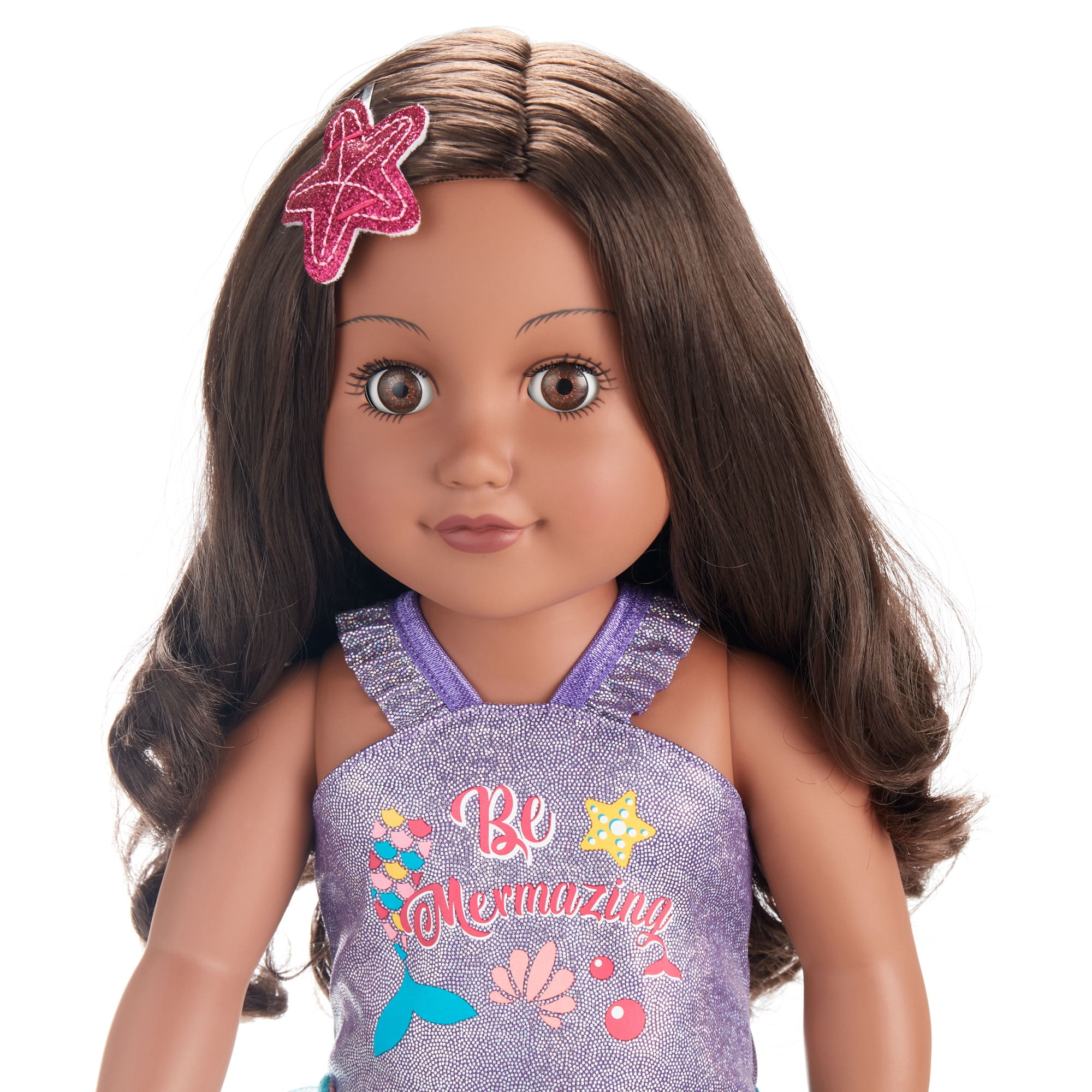 My Life As 18" Poseable Mermaid Explorer African American Doll Playset