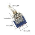 thumbnail image 3 of 10 Pcs Interrupteur à Bascule Spdt On-Off-On 3 Positions 6mm 12V/ 110V/ 220V Mts-103, 3 of 8