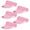 Pink, variant on 5 Pieces of Adjustable Sport Visors Sun Visor Hats Cap Visors for Women and Men
