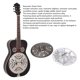 thumbnail image 3 of Piezas De Guitarra Resonadora, Juego De Accesorios De Guitarra Resonadora De Madera De Haya Silla De Puente De Araña Para Reemplazo, 3 of 7