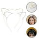 thumbnail image 3 of Diadema de orejas de gato (2 unidades) para fiesta, con diamantes de imitación, ideal para disfraz de gato., 3 of 8