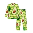 thumbnail image 2 of Bingfone Men'S Pajama Set 2 Piece Loungewear Pjs, Long Sleeve With Pajama Pants-Avocado Green Striped, 2 of 9