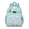 thumbnail image 1 of Sunny Boho Daisy School Backpack for Student Lightweight Travel Backpack with Padded Shoulder Straps Chest Strap and Easy Grip Zipper Perfect for Daily Use, 1 of 6