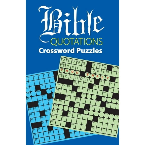 Dover Brain Games & Puzzles Bible Quotations Crossword Puzzles, (Paperback)