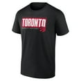 thumbnail image 2 of Men's Black Toronto Raptors Blocked Out T-Shirt, 2 of 3