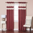 thumbnail image 5 of Best Home Fashion, Inc. Heavyweight Striped Semi-Sheer Grommet Curtain Panels (Set of 2), 5 of 6