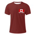 thumbnail image 4 of Mens Work Shirt Fashion Printed Comfort Breathable Beach Vacation Clothes for Men,Wine,2XL, 4 of 4