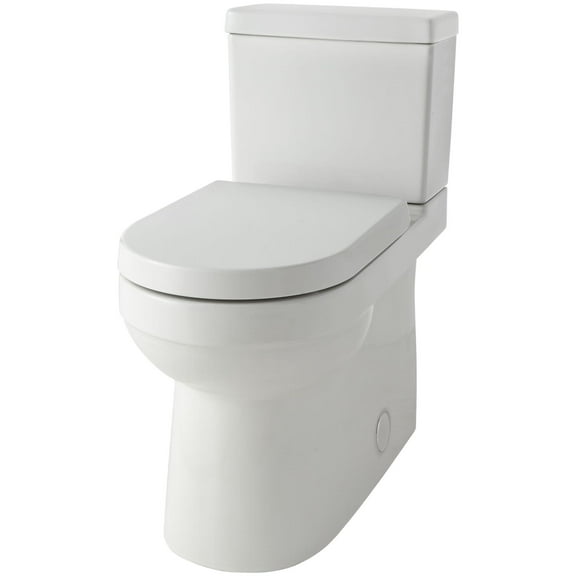 Gerber G0020196 Black 12", 1.28 GPF, Two Piece Chair Height Toilet