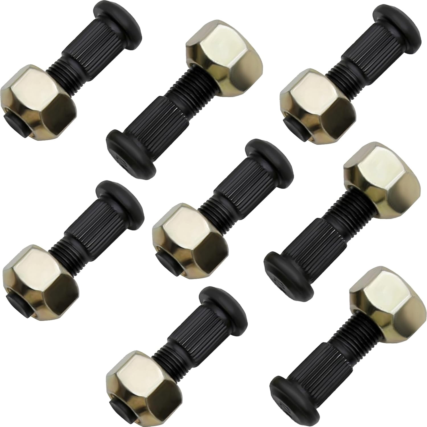 Aniceparthy 8Set 6564669 6709170 Lug Nut & Stud Kit Replacement for Bobcat 720 722 730 731 732 741 742 743 751 753 763 773 863 873 883 S100 S130 S150 S160 S175 S185 S205 S220 S250 S300 A220 A300 S510