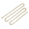 thumbnail image 1 of Correa de cadena plana Unique Bargains 43'x0.22' para Monedero accesorios Correa de Hombro Cruzado Cuerpo repuesto Dorado Tono, 1 of 5