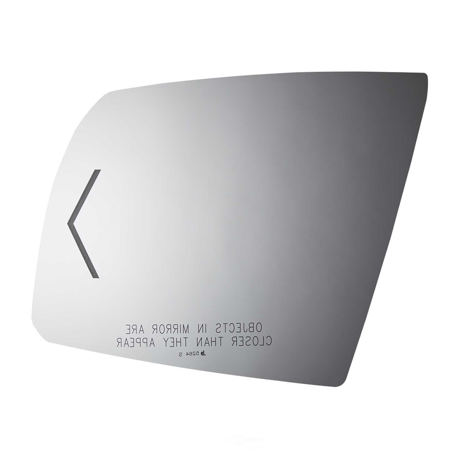 Burco Side View Mirror Replacement Glass - Clear Glass - 5264S