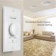 thumbnail image 4 of Perilla de control de volumen para montaje en pared Pyle Home PVC1, color blanco, 4 of 7