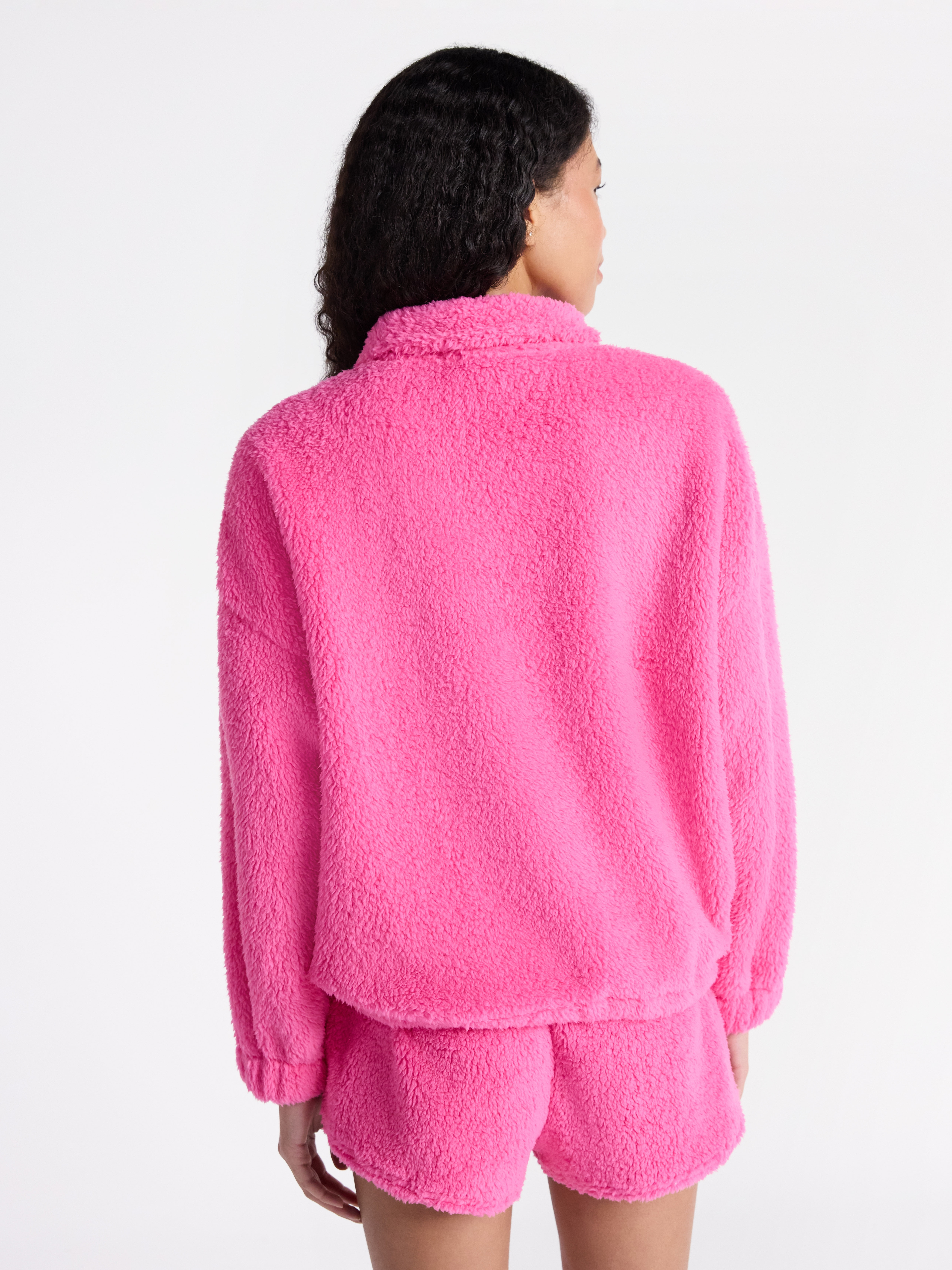 Plush Half-Zip Pullover, Women's and Plus - image 3